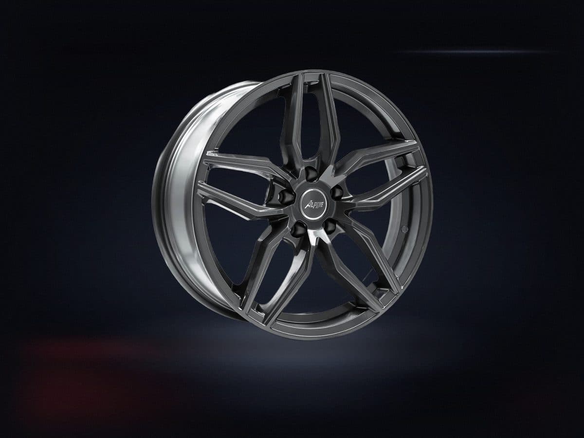 SuperSpeed Alloy Wheel 17×8 5x112 ET42 — Gloss Gunmetal / Matt Black