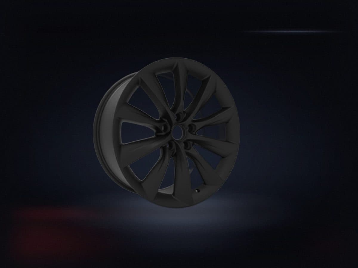 Ikon Alloy Wheel 20×9.0 5x114.3 ET38 — Matt Black - Direct Fit Tesla